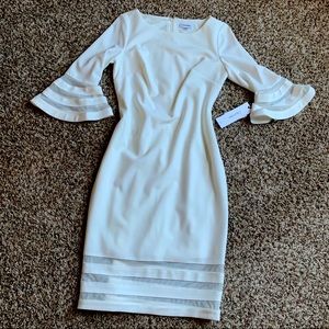 White Calvin Klein Dress